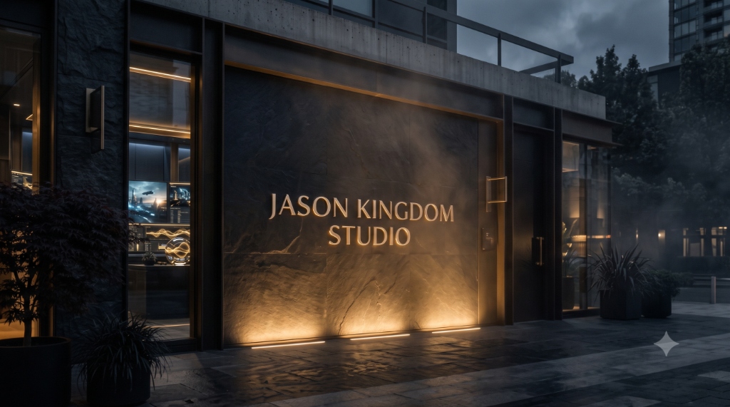JASON KINGDOM STUDIO SIGNAGE